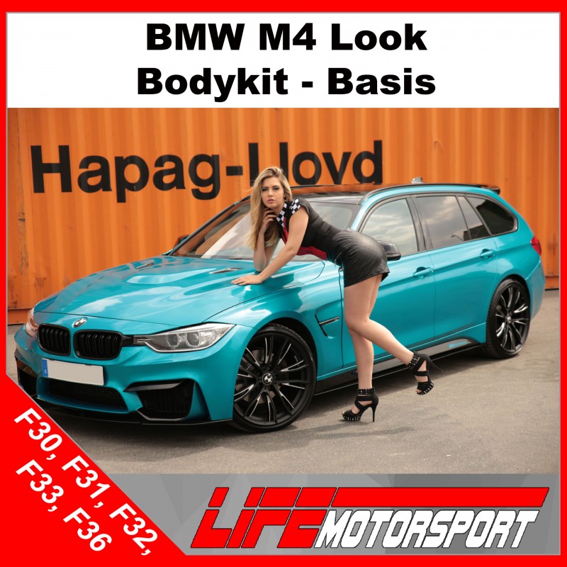 Basis Bodykit M4 Look für BMW F-Reihe F30, F31, F32, F33, F36 ohne
