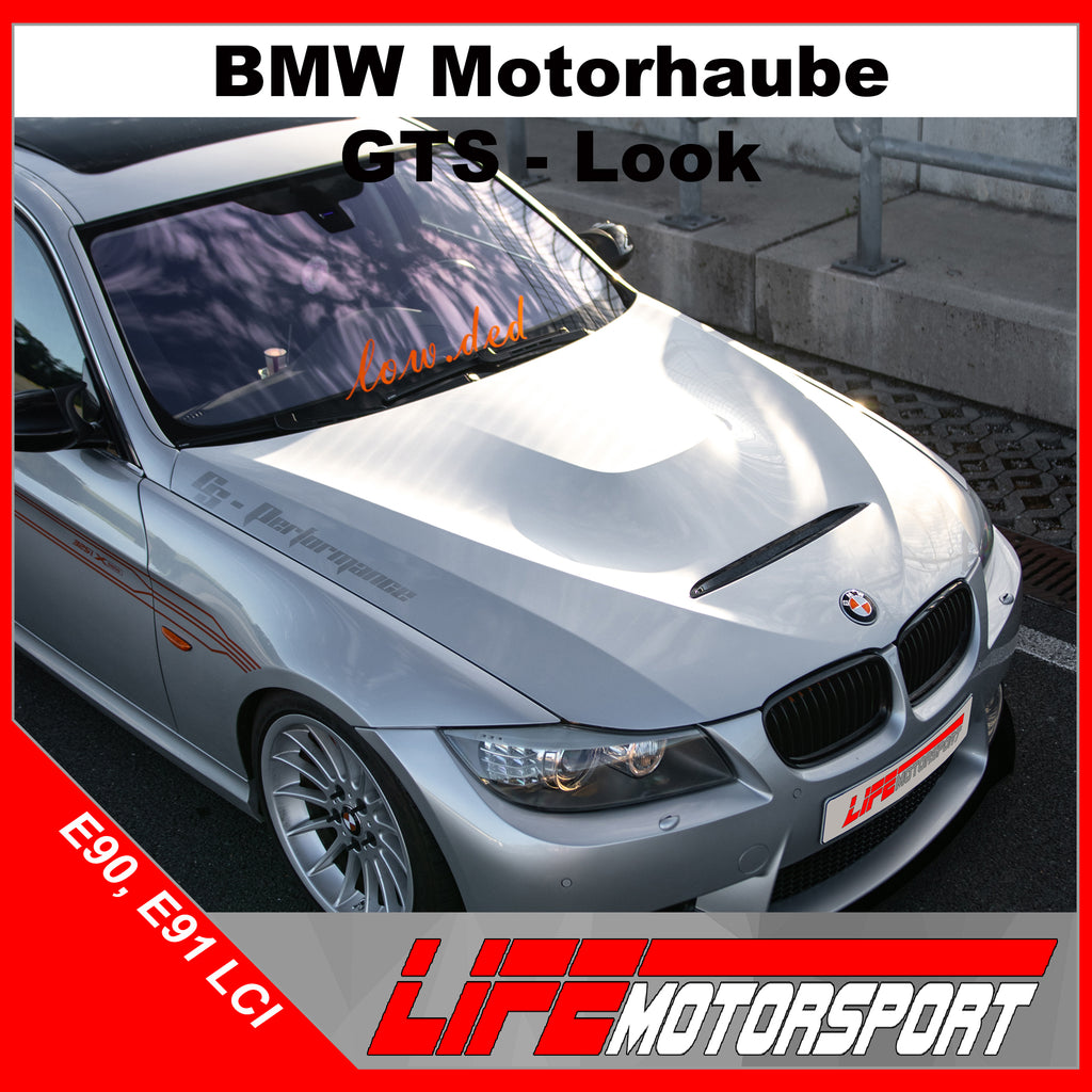 Sportmotorhaube GTS - Design für BMW 3er (E90, E91 LCI)
