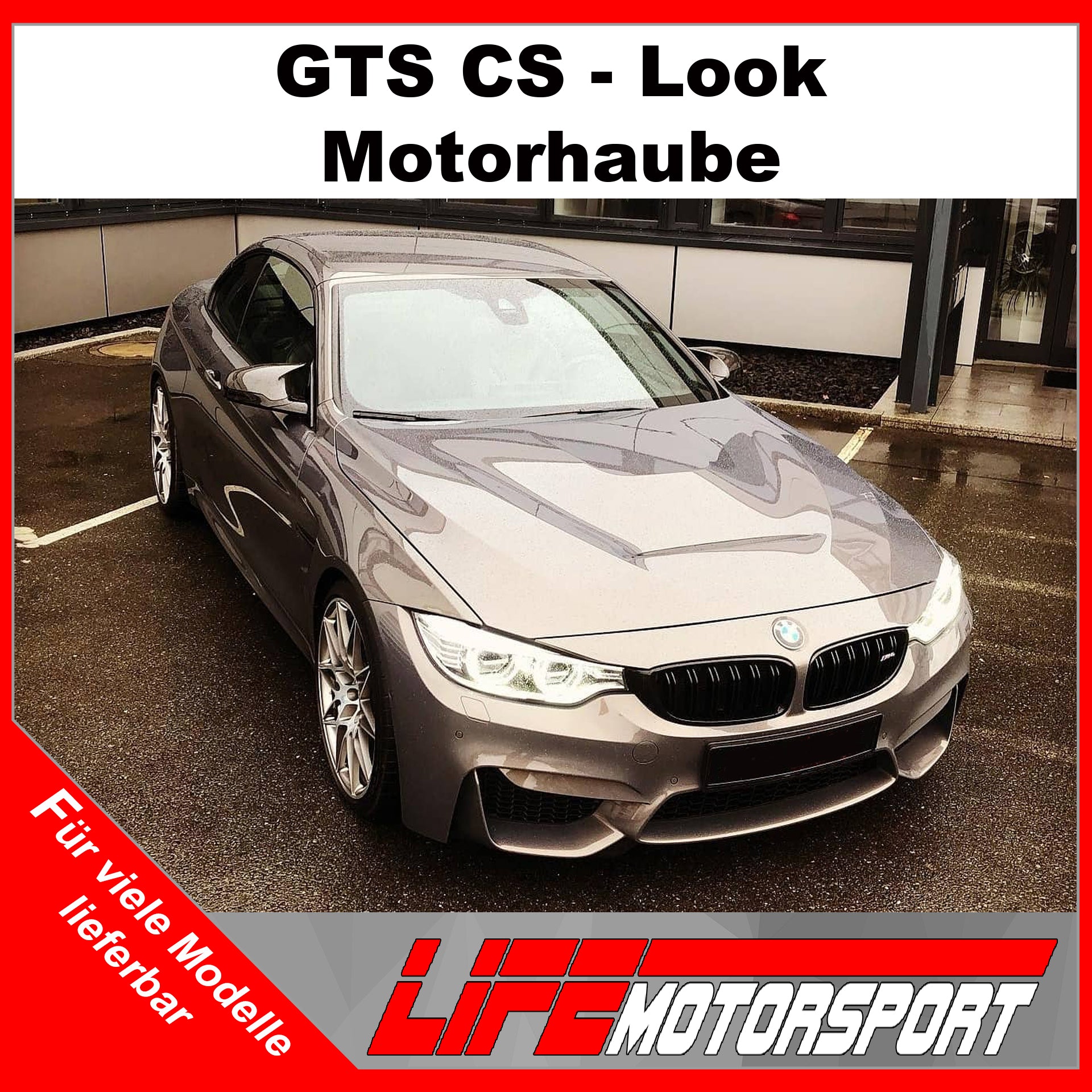 Sportmotorhaube GTS - Design für BMW M3/M4 F8x