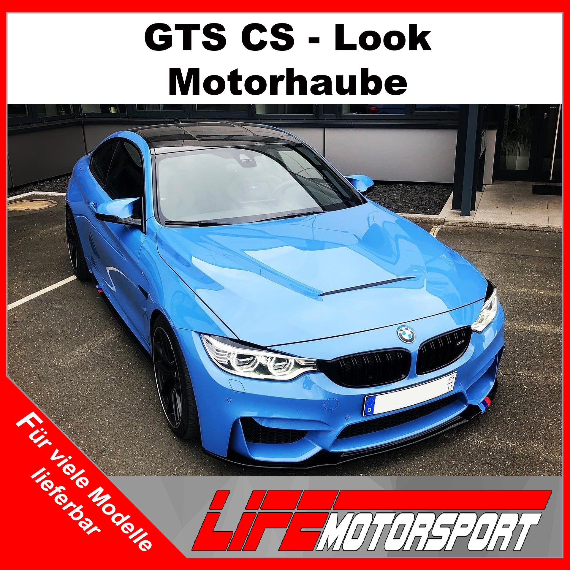 Sportmotorhaube GTS - Design für BMW M3/M4 F8x