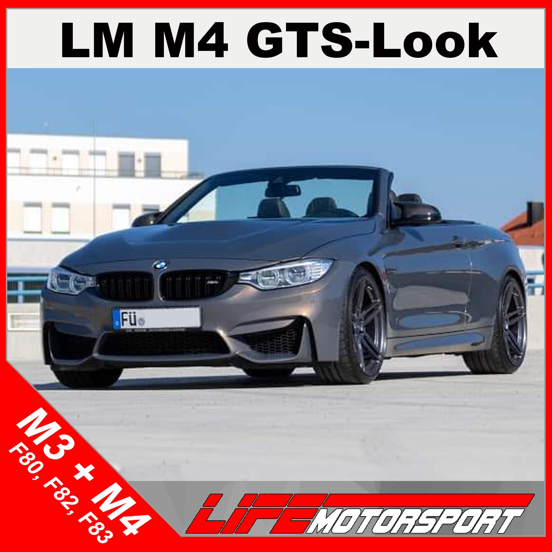 Sportmotorhaube GTS - Design für BMW M3/M4 F8x