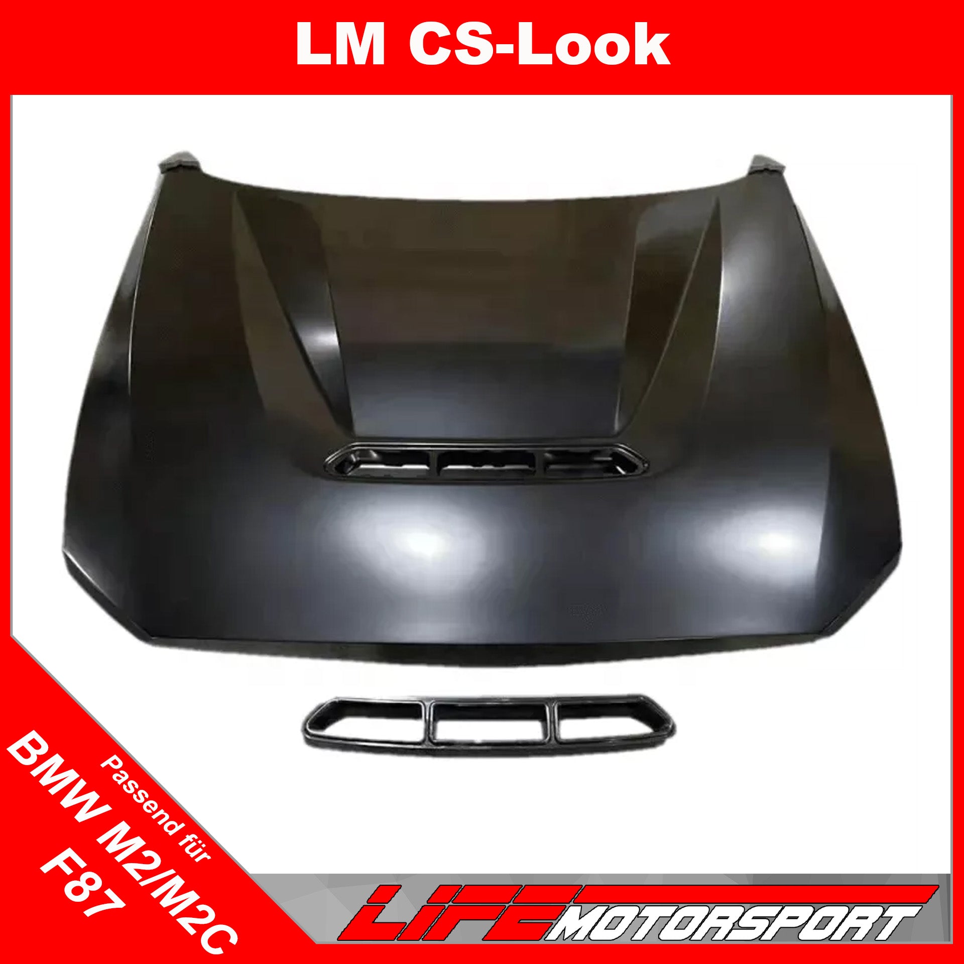Sportmotorhaube CS - Design für BMW M2/M2C F87