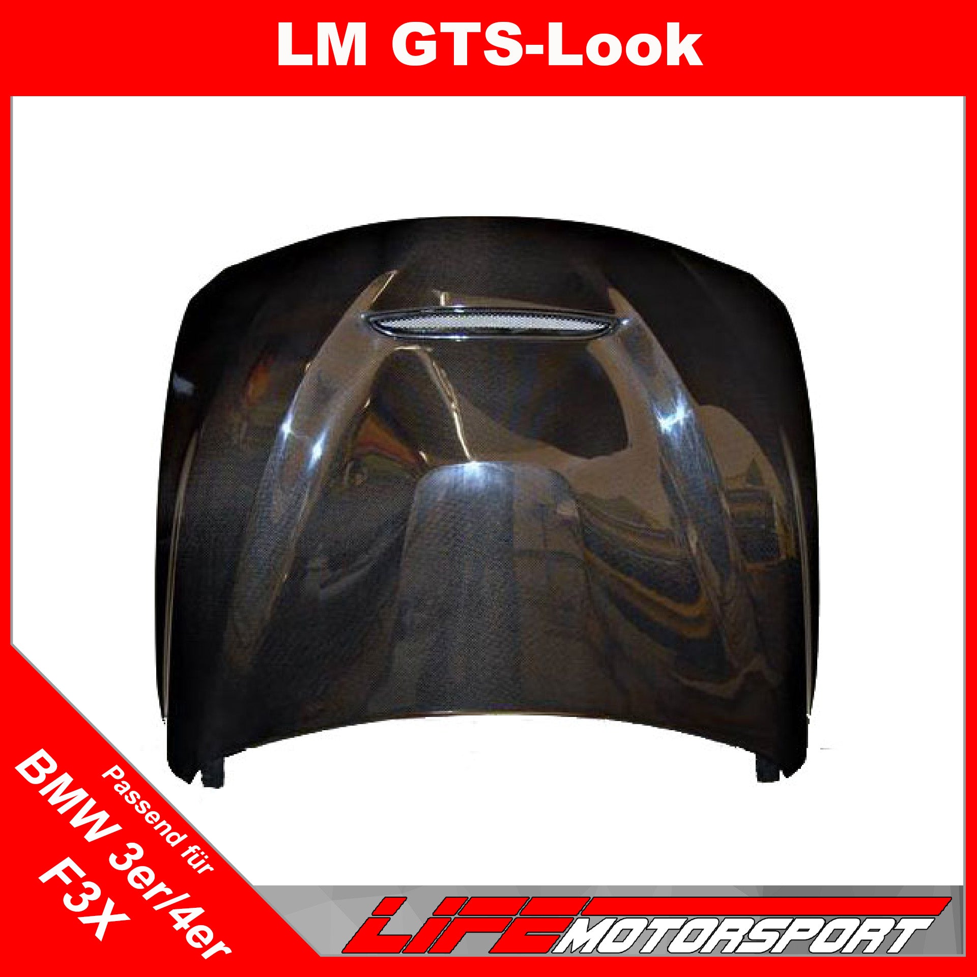 Sportmotorhaube GTS - Design für BMW 3er/4er F30, F31, F32, F34 und F36