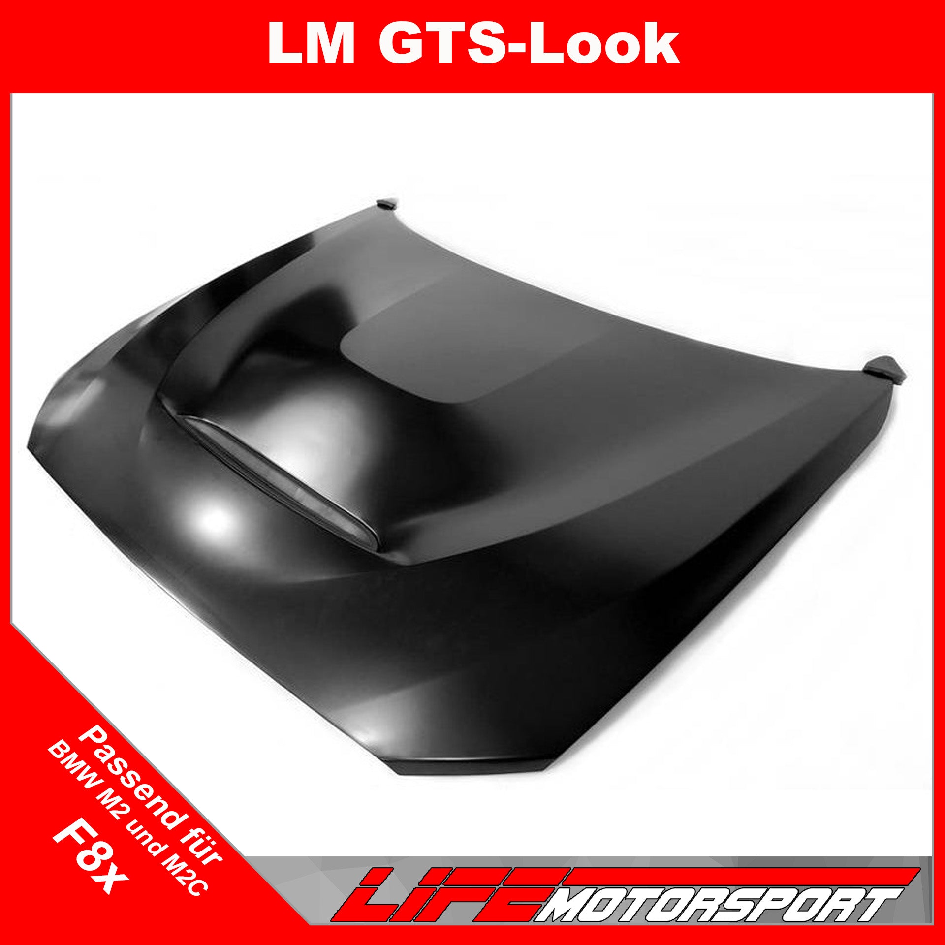 Sportmotorhaube GTS - Design für BMW 1er und 2er F20, F21, F23, F24