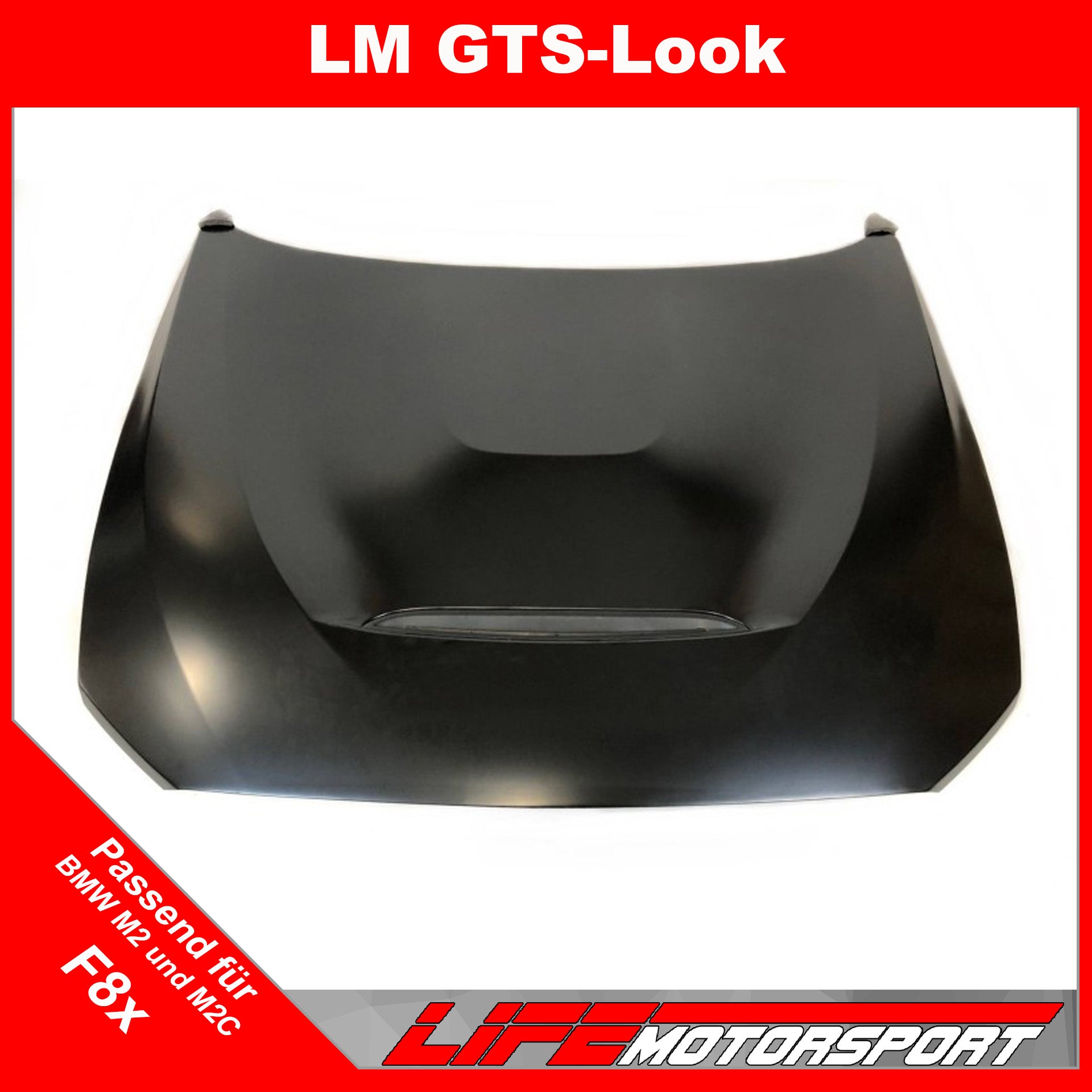 Sportmotorhaube GTS - Design für BMW 1er und 2er F20, F21, F23, F24