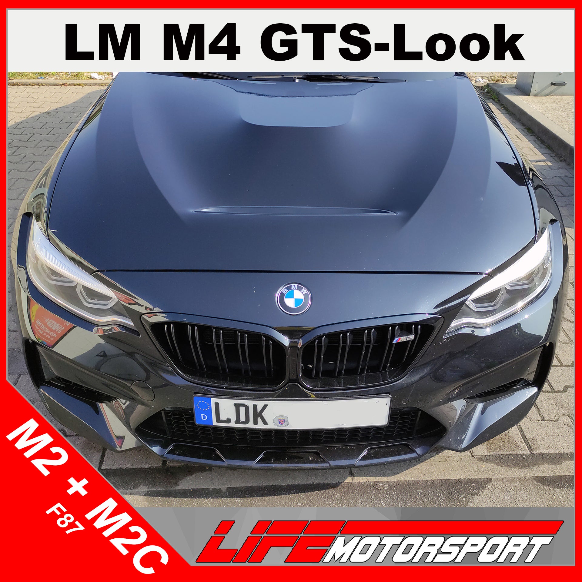 Sportmotorhaube GTS - Design für BMW M2/M2C F87