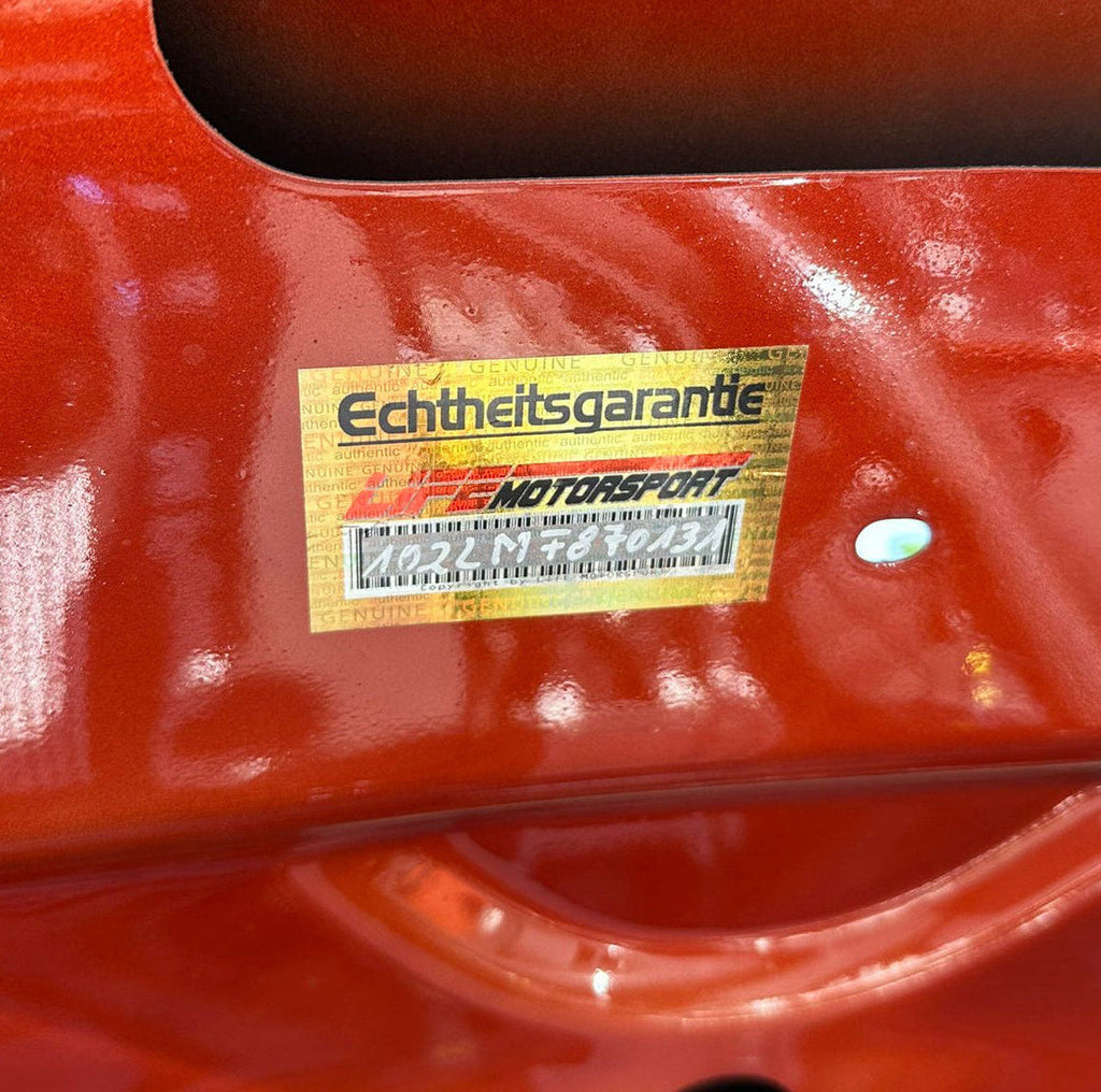 TÜV-Eintragung Motorhaube