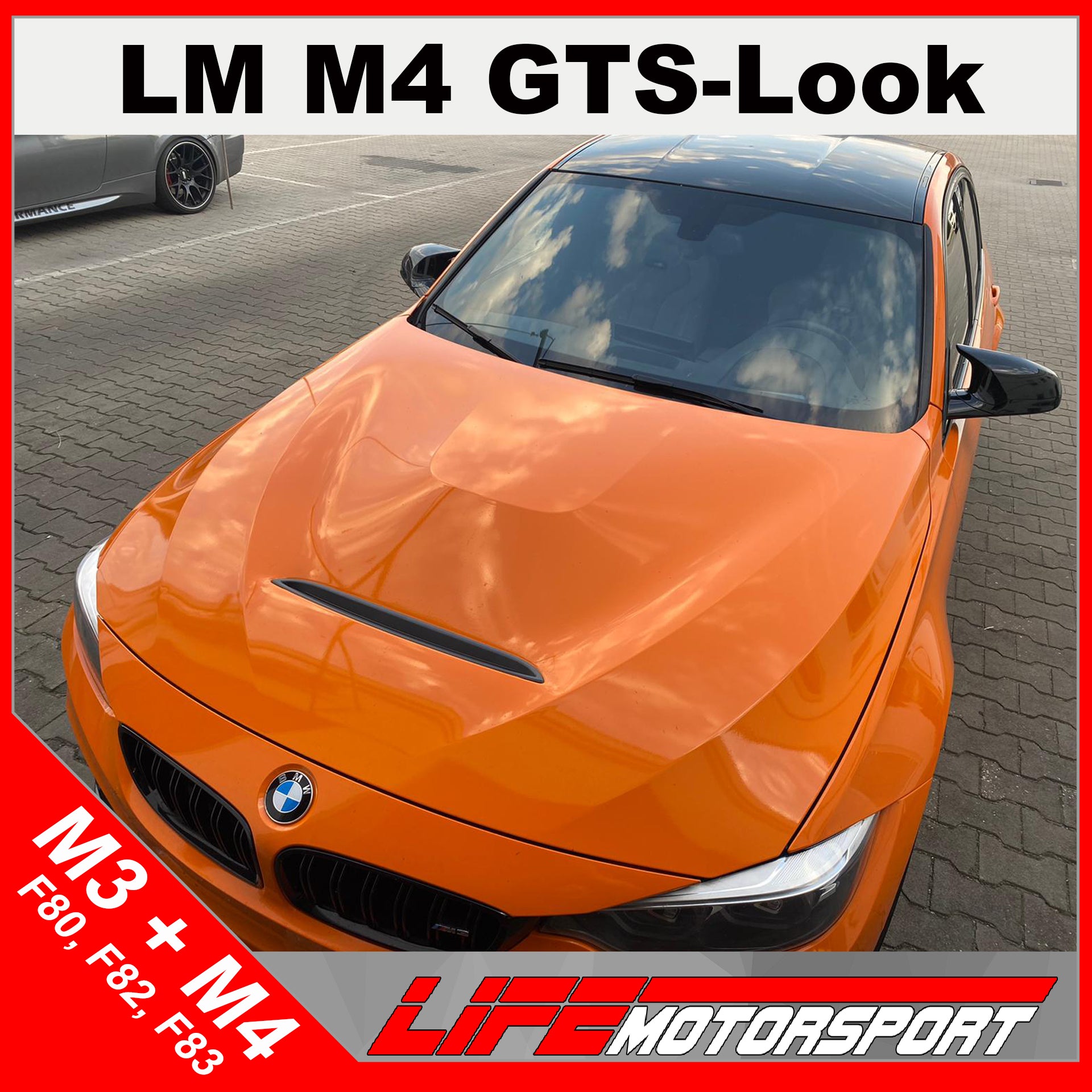 Sportmotorhaube GTS - Design für BMW M3/M4 F8x