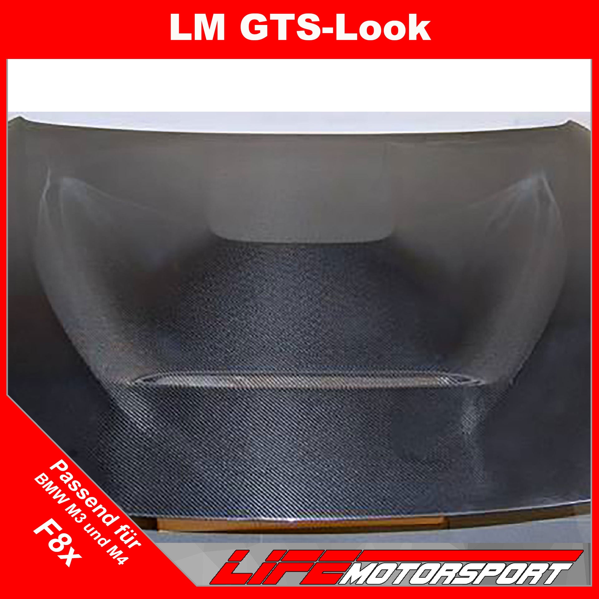 Sportmotorhaube GTS - Design für BMW M3/M4 F8x